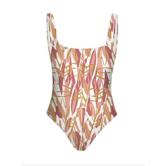 Shopbop Diarrablu Leila One Piece Swimsuit Blossom Rose Womens Size Large - Picture 1 of 10